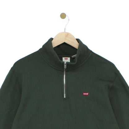 Mens 1/4 Zip Sweatshirt Pullover