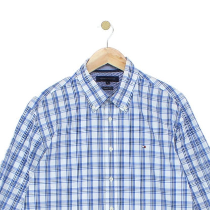 Mens Check Shirt Long Sleeve Regular Fit