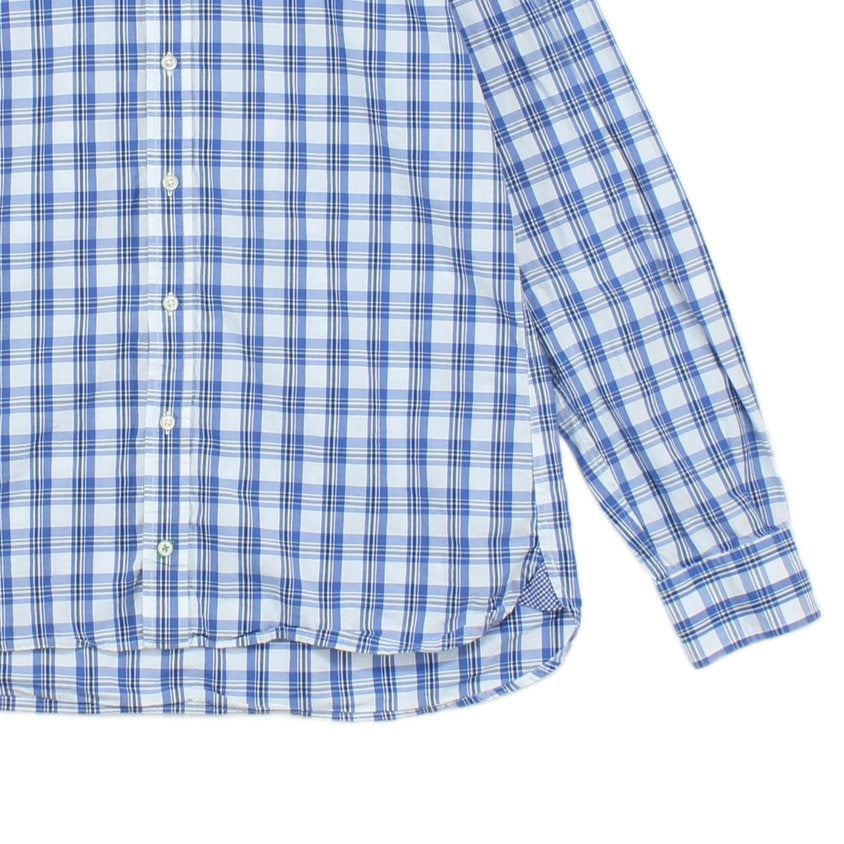 Mens Check Shirt Long Sleeve Regular Fit