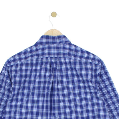 Mens Plaid Shirt Button Down Long Sleeve