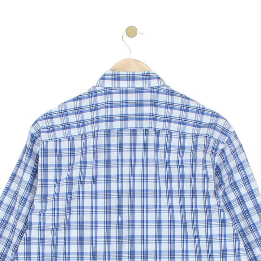 Mens Check Shirt Long Sleeve Regular Fit
