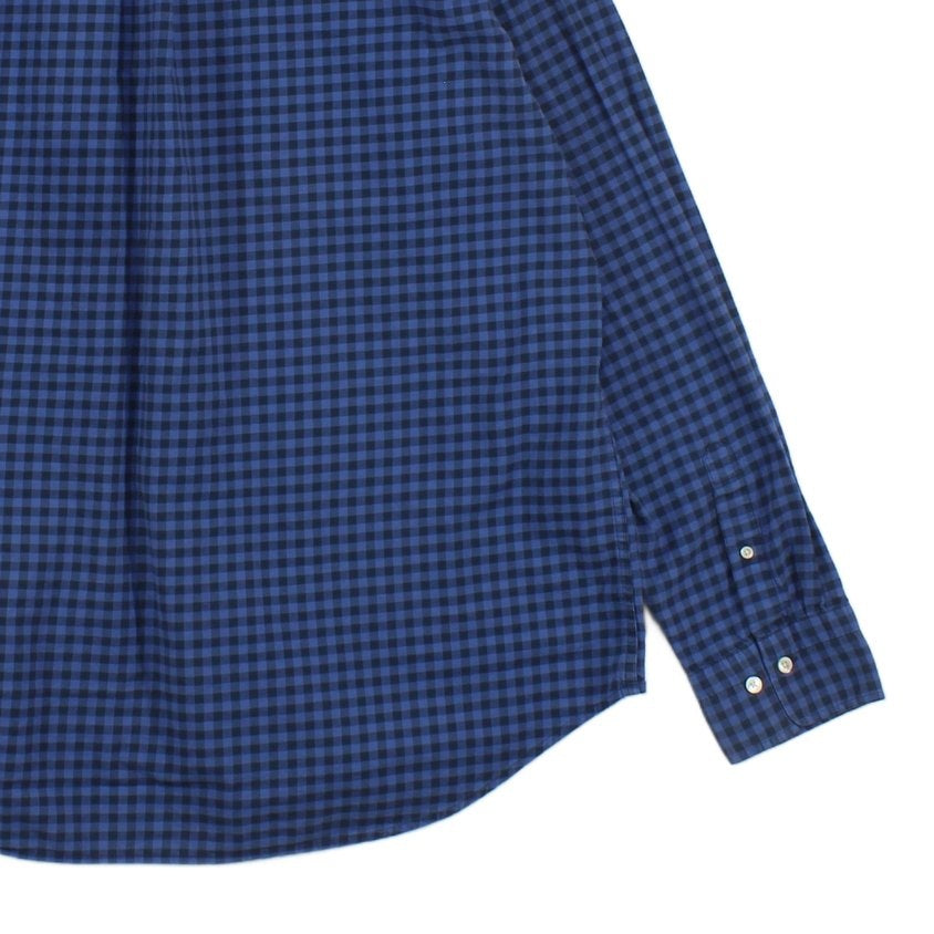 Mens Check Shirt Long Sleeve Button Down