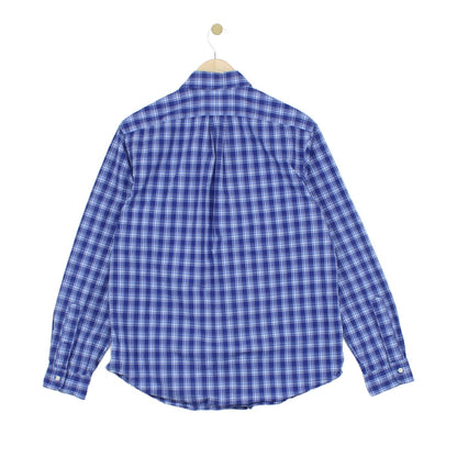 Mens Plaid Shirt Button Down Long Sleeve