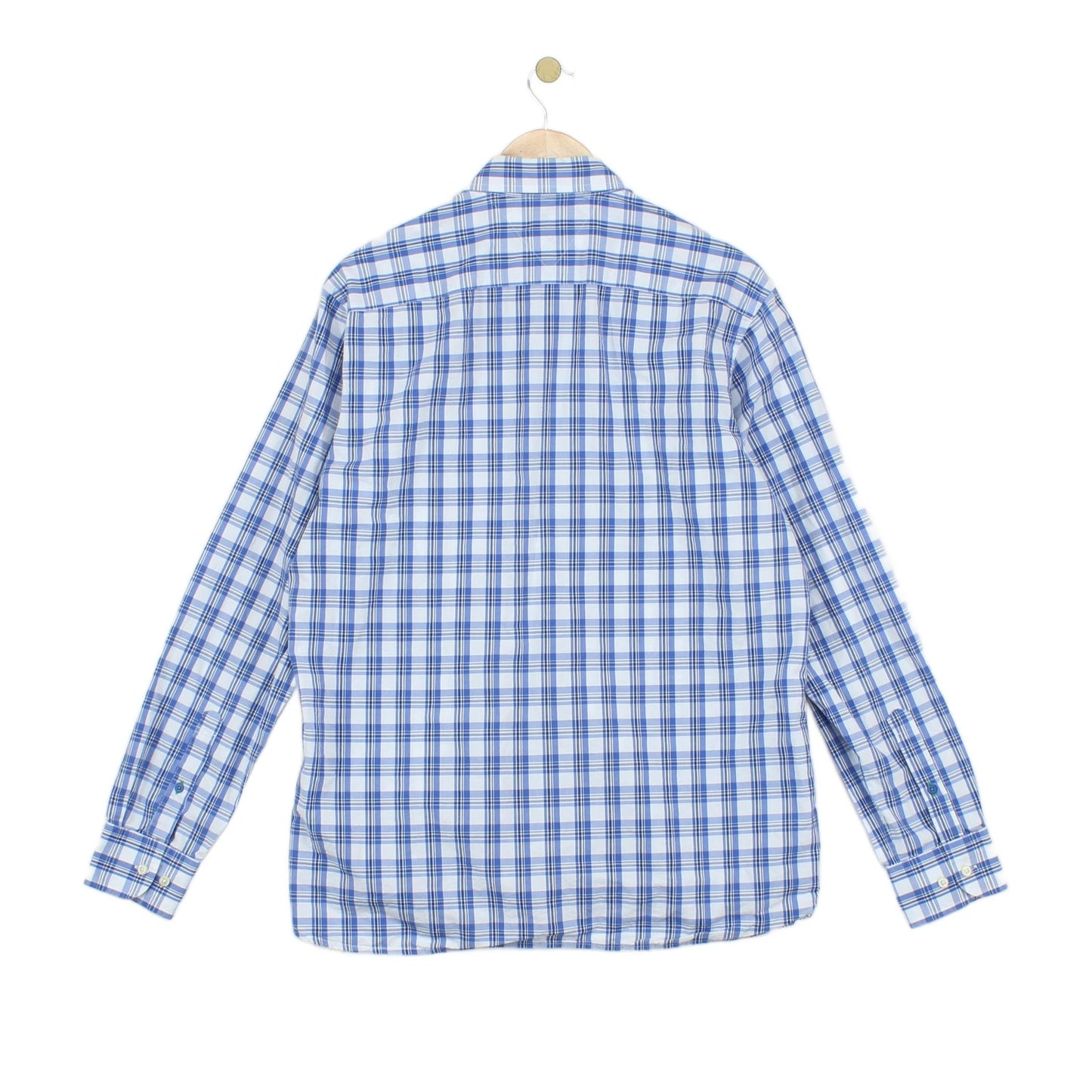 Mens Check Shirt Long Sleeve Regular Fit