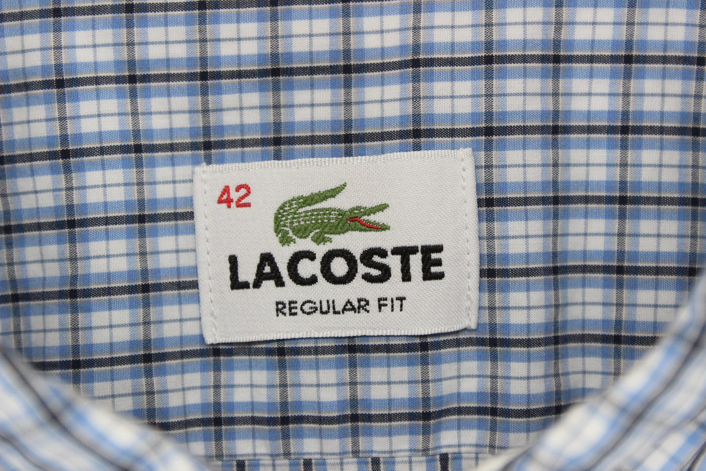 Mens Check Shirt Long Sleeve Regular Fit