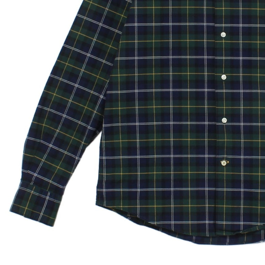 Mens Plaid Shirt Tartan Tailored