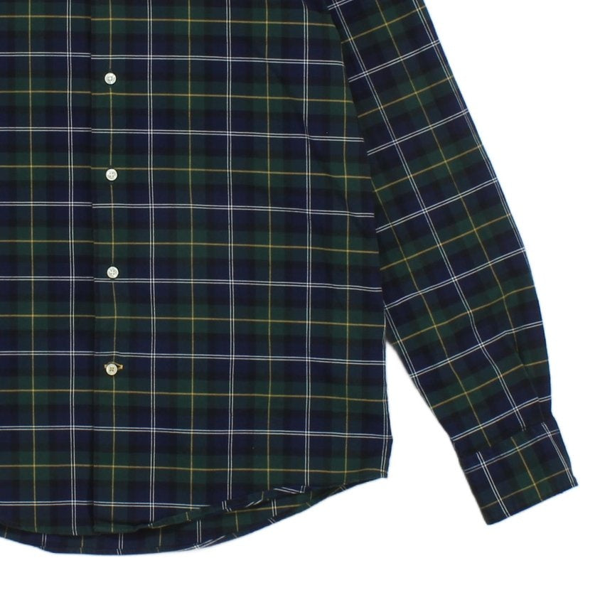 Mens Plaid Shirt Tartan Tailored