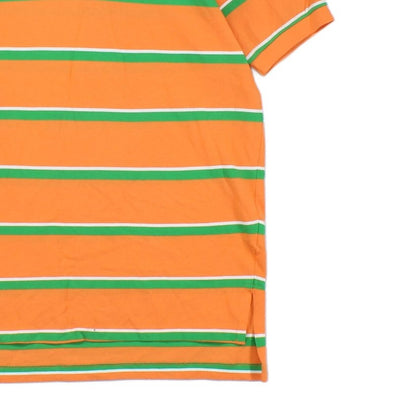 Mens Striped Polo Shirt Short Sleeve