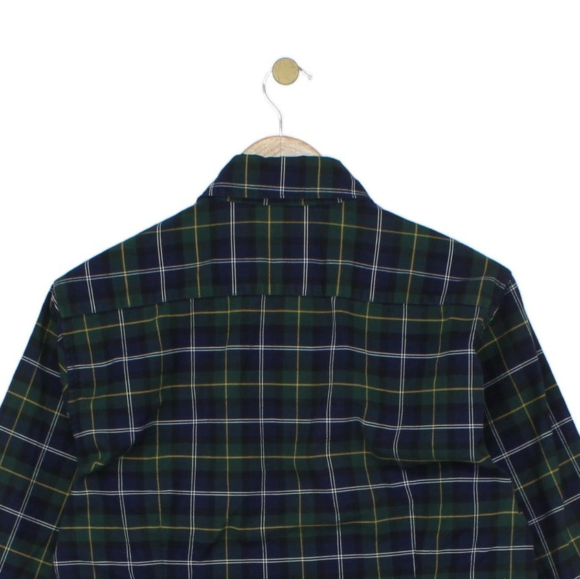 Mens Plaid Shirt Tartan Tailored