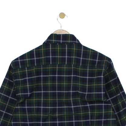 Mens Plaid Shirt Tartan Tailored