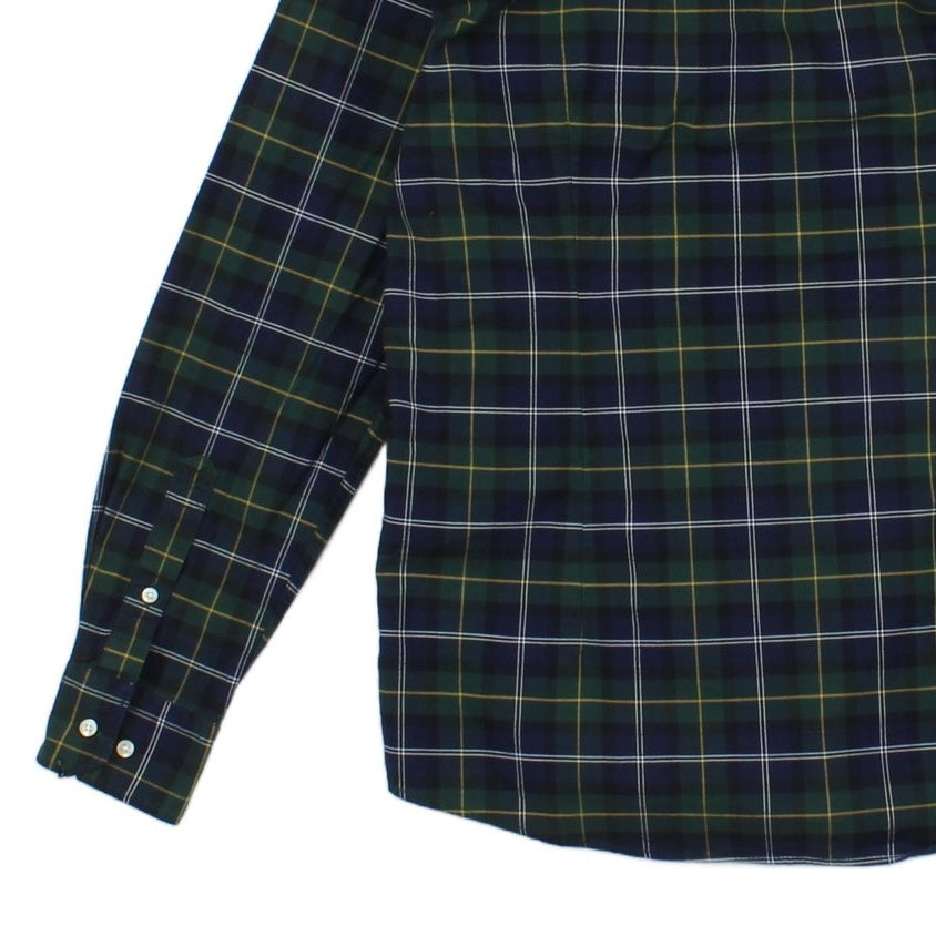 Mens Plaid Shirt Tartan Tailored