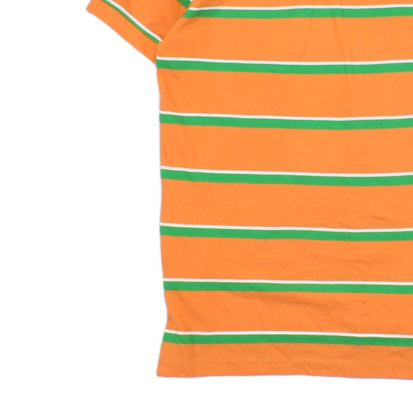 Mens Striped Polo Shirt Short Sleeve