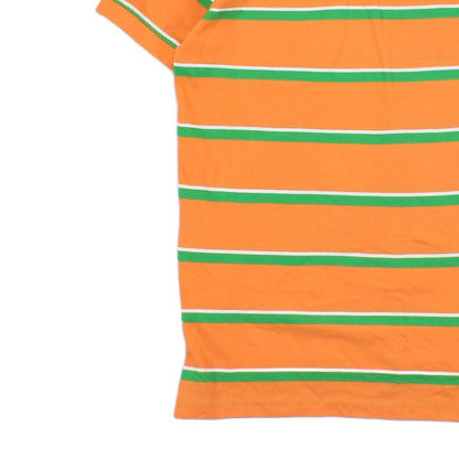 Mens Striped Polo Shirt Short Sleeve
