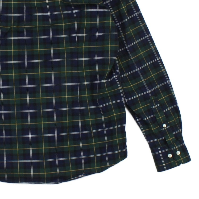Mens Plaid Shirt Tartan Tailored