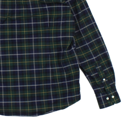 Mens Plaid Shirt Tartan Tailored