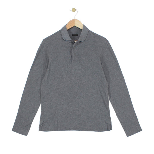 Mens Polo Shirt Long Sleeve Classic