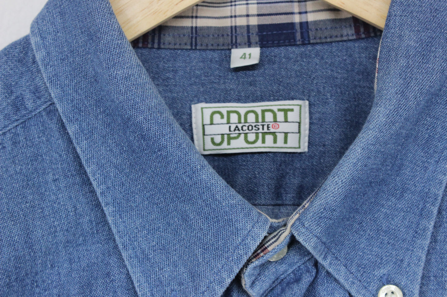 Mens Denim Shirt Long Sleeve Button Up