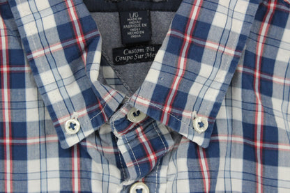 Mens Plaid Shirt Long Sleeve Custom Fit