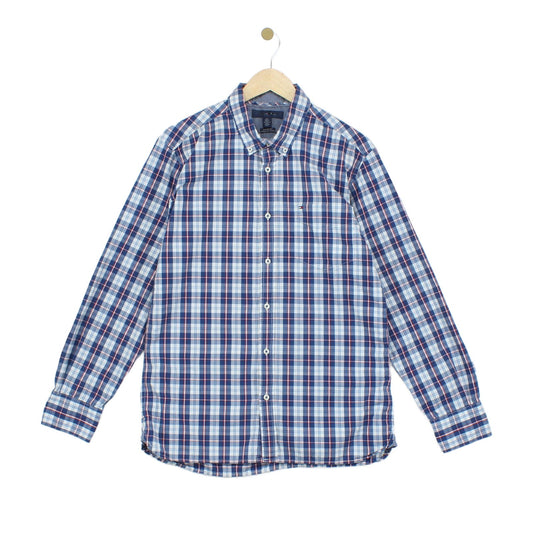 Mens Plaid Shirt Long Sleeve Custom Fit