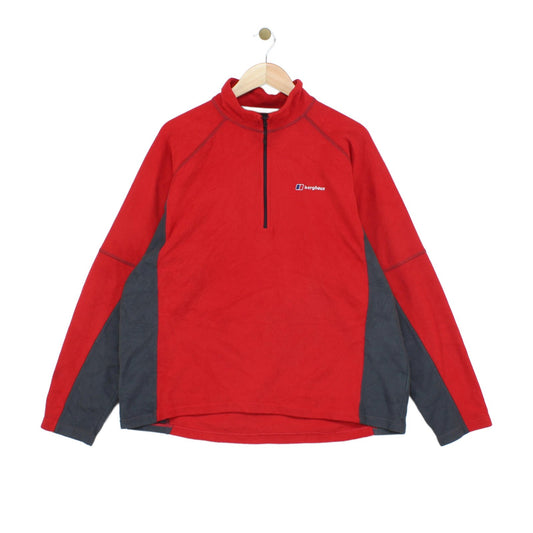 Mens 1/4 Zip Fleece Outdoor Hiking