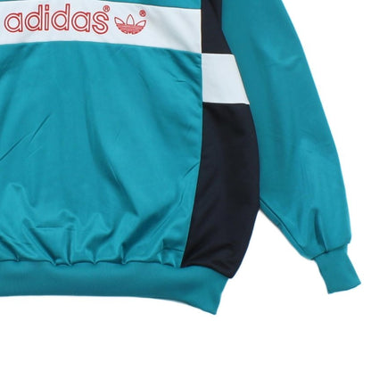 Mens 1/4 Zip Hoodie Oversized Streetwear Logo