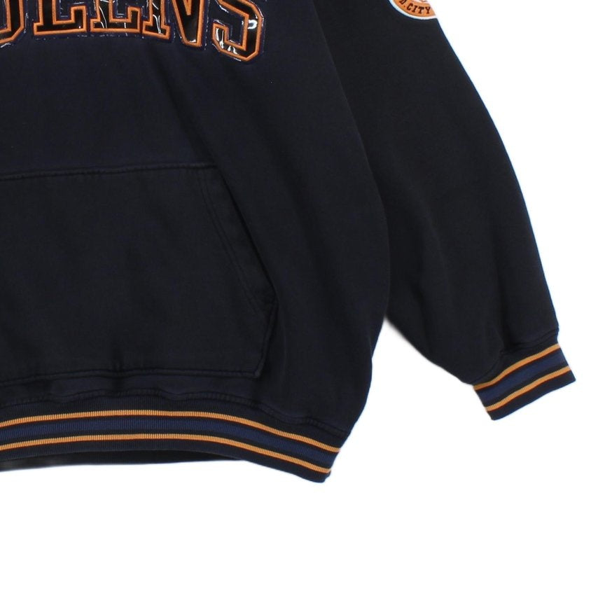 Mens Queens Hoodie Oversized Embroidered