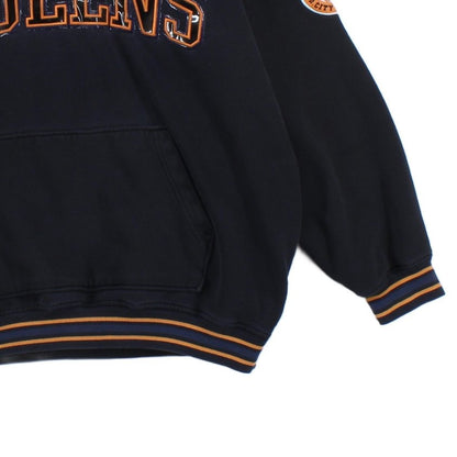 Mens Queens Hoodie Oversized Embroidered