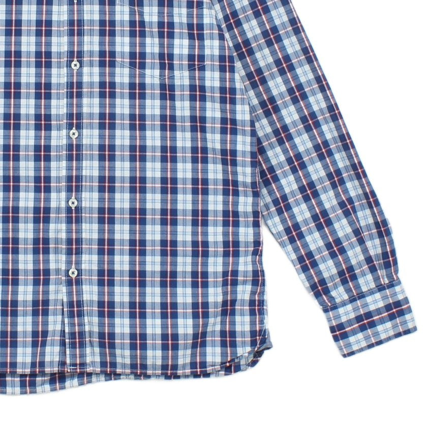 Mens Plaid Shirt Long Sleeve Custom Fit