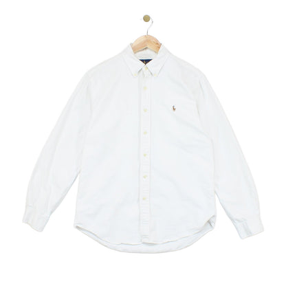 Mens Oxford Shirt Slim Fit Long Sleeve