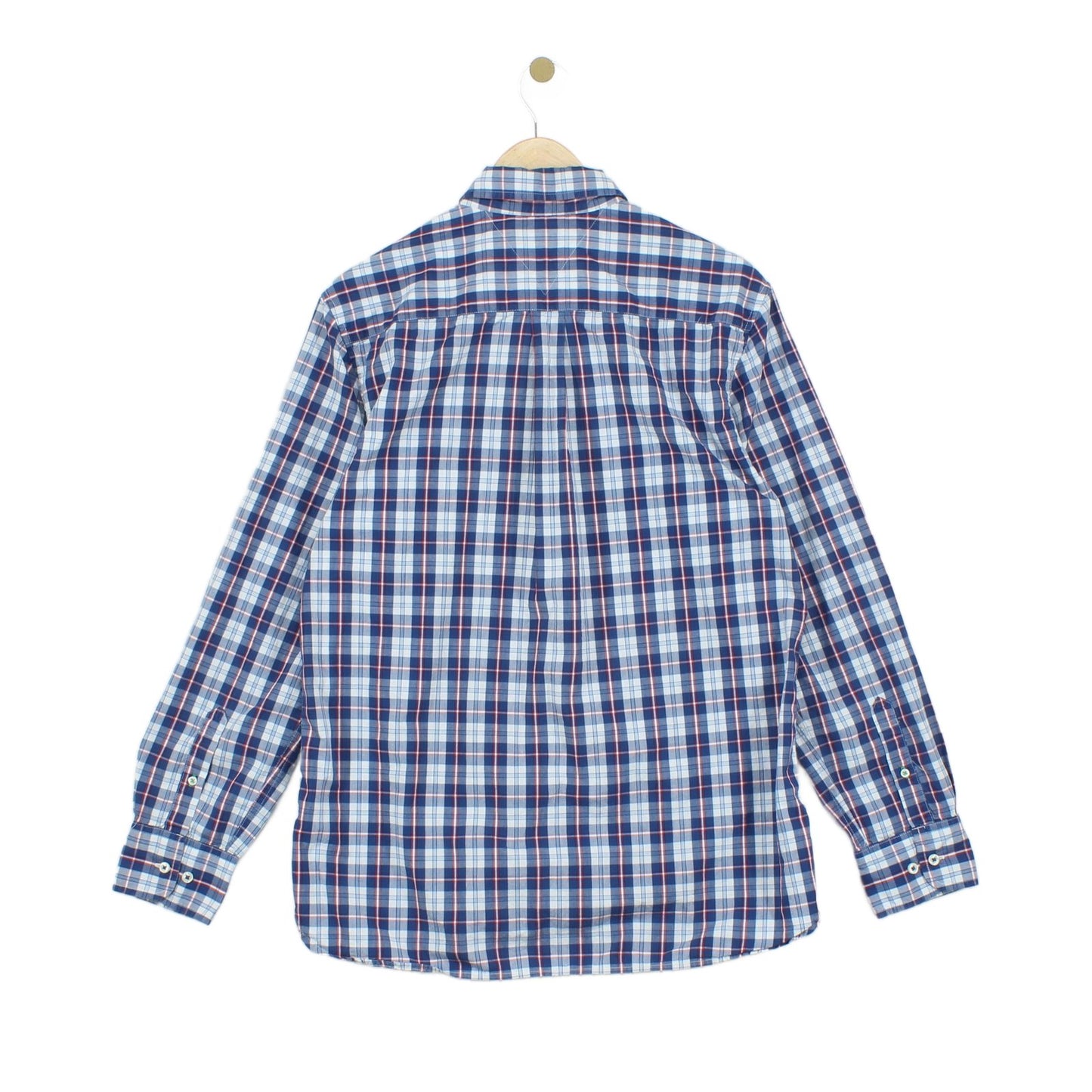 Mens Plaid Shirt Long Sleeve Custom Fit