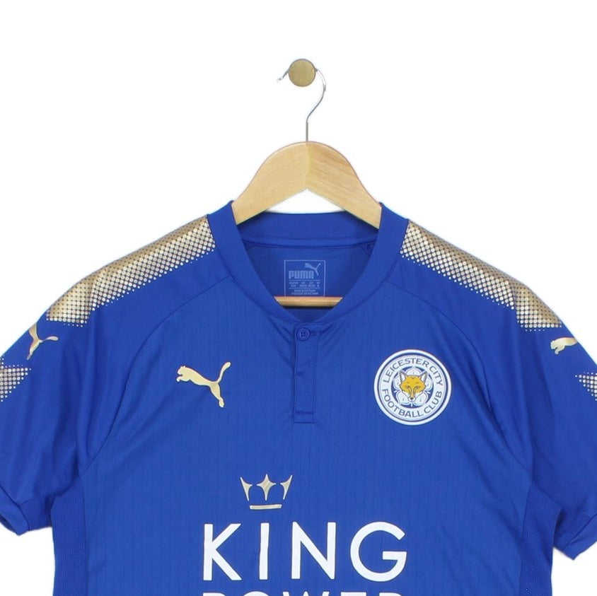 Mens Leicester City 2017-18 Football Shirt Home Jersey