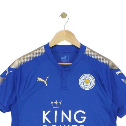 Mens Leicester City 2017-18 Football Shirt Home Jersey