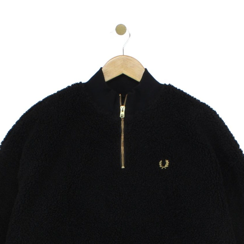Womens 1/4 Zip Sweatshirt Oversized Sherpa Fleece
