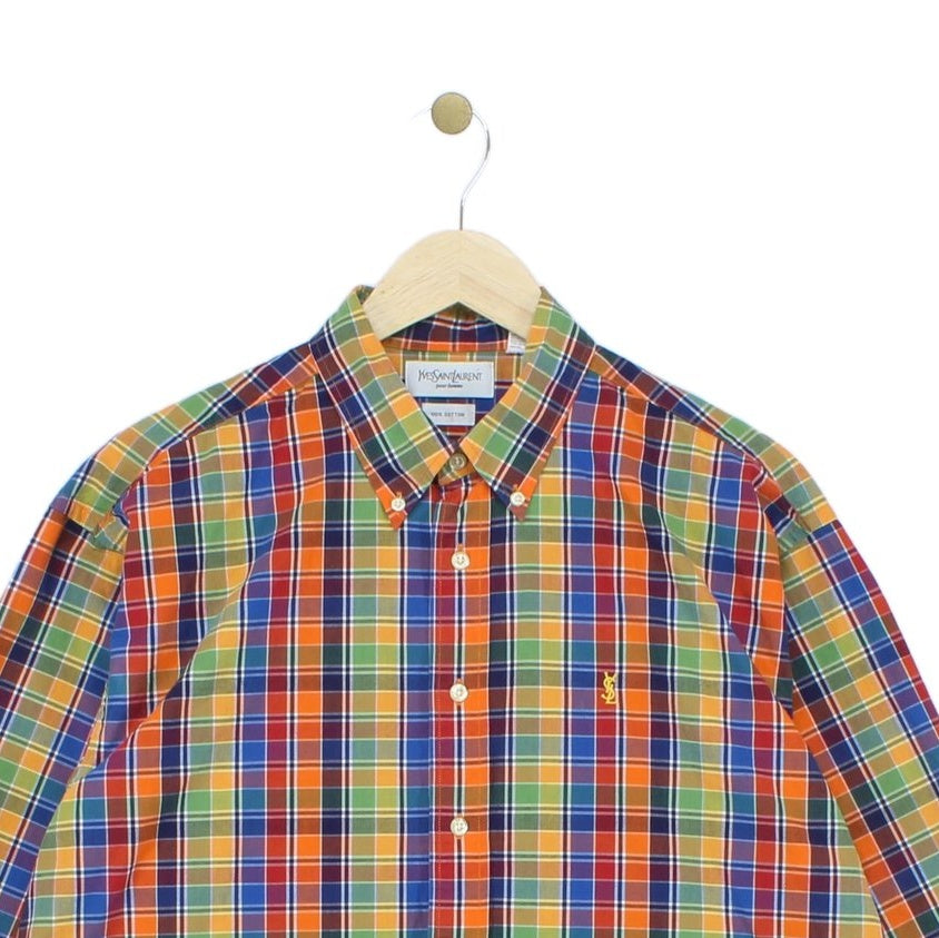 Mens Plaid Shirt Long Sleeve