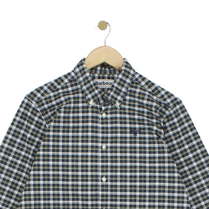 Mens Plaid Shirt Tailored Long Sleeve