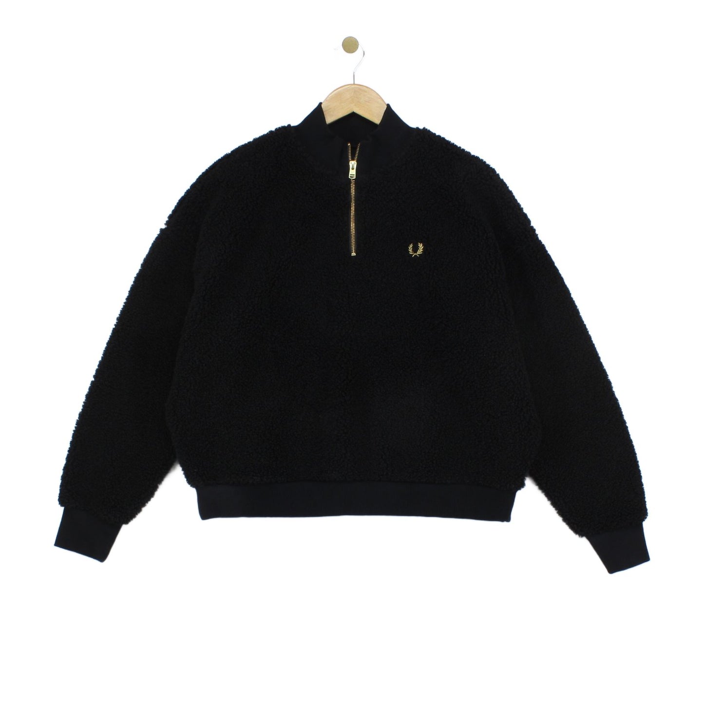Womens 1/4 Zip Sweatshirt Oversized Sherpa Fleece