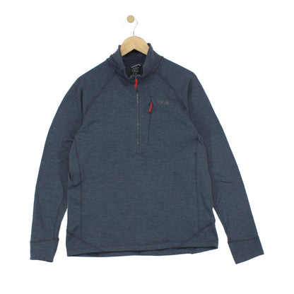 Mens 1/4 Zip Fleece Outdoor Activewear Stretch