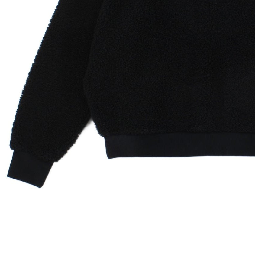 Womens 1/4 Zip Sweatshirt Oversized Sherpa Fleece