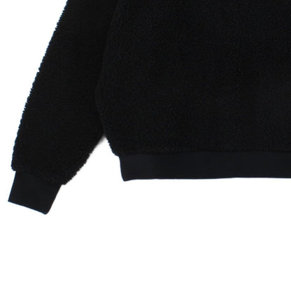 Womens 1/4 Zip Sweatshirt Oversized Sherpa Fleece