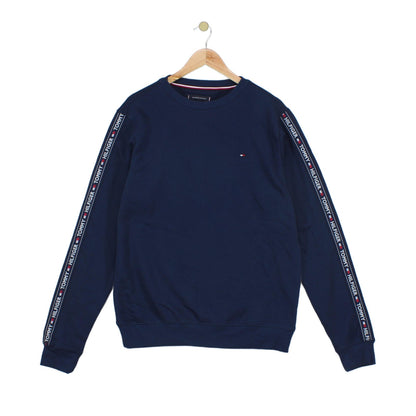Mens Sweatshirt Crew Neck Logo Classic