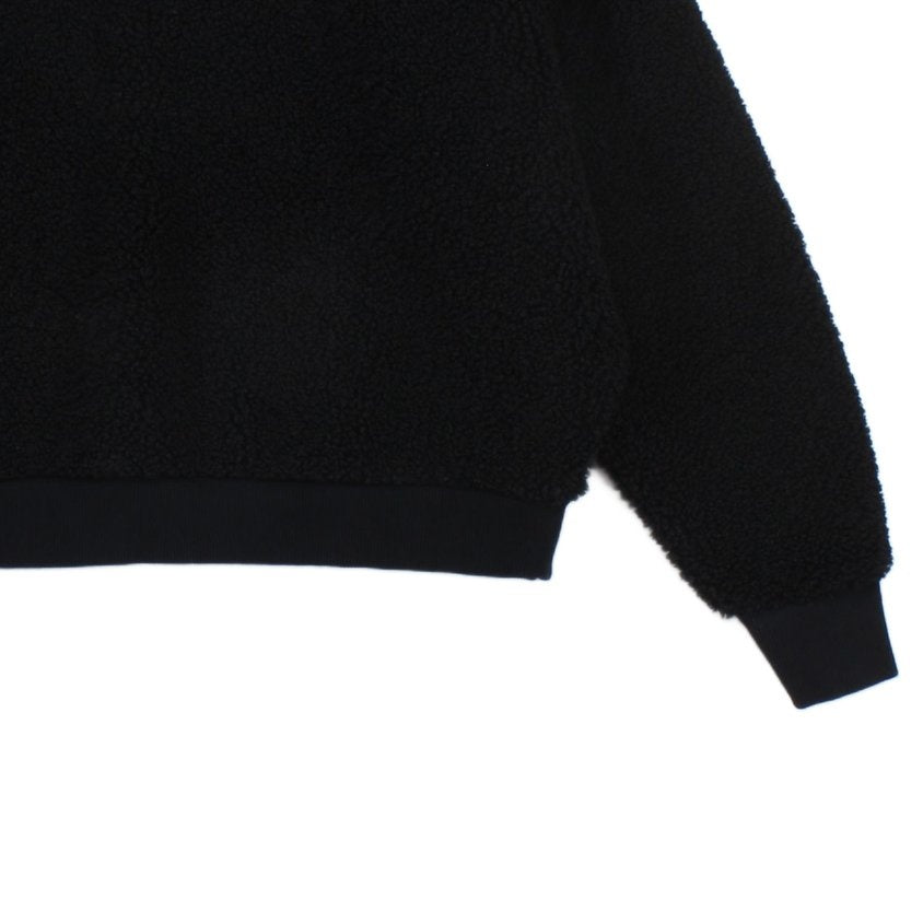 Womens 1/4 Zip Sweatshirt Oversized Sherpa Fleece