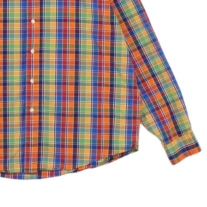 Mens Plaid Shirt Long Sleeve
