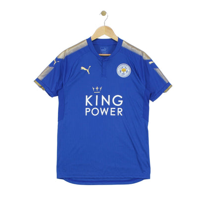 Mens Leicester City 2017-18 Football Shirt Home Jersey