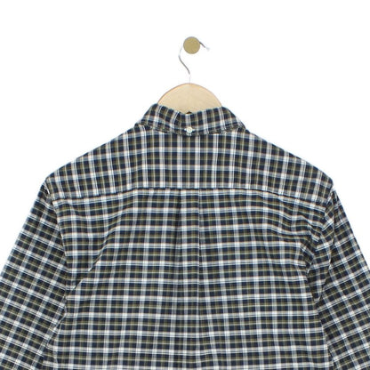 Mens Plaid Shirt Tailored Long Sleeve