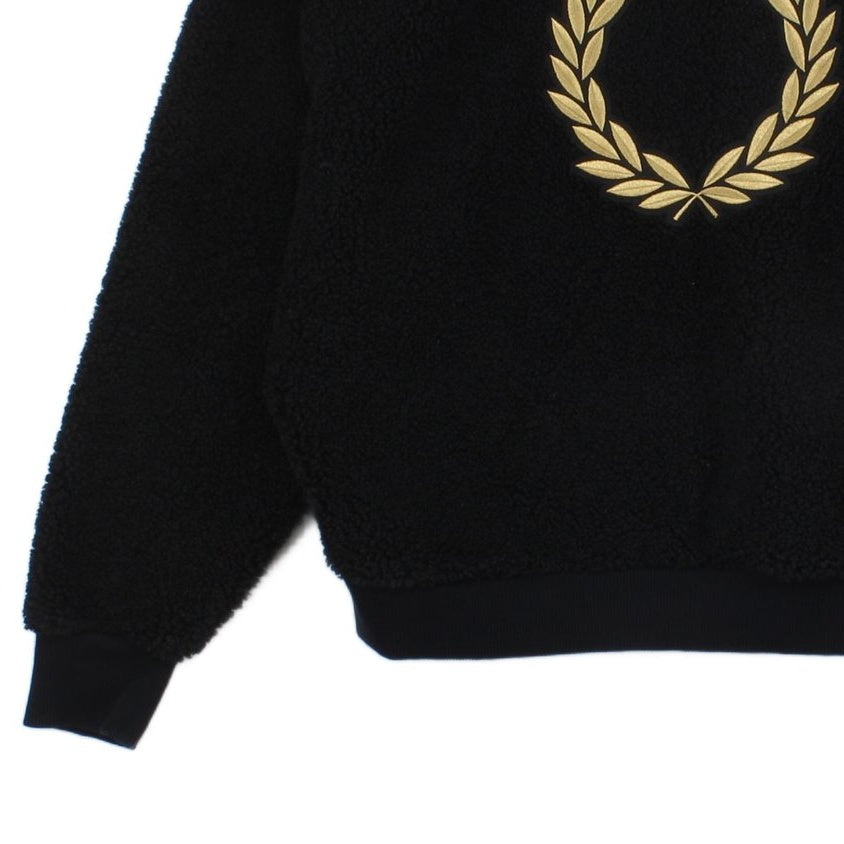 Womens 1/4 Zip Sweatshirt Oversized Sherpa Fleece