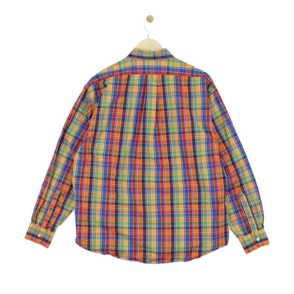 Mens Plaid Shirt Long Sleeve