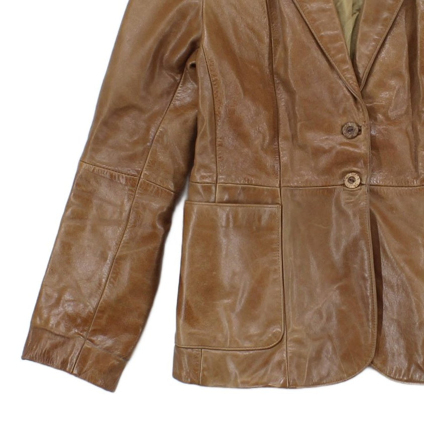 Womens Leather Blazer Uk Made