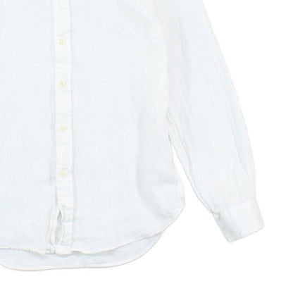 Mens Linen Shirt Slim Fit Button Down Long Sleeve