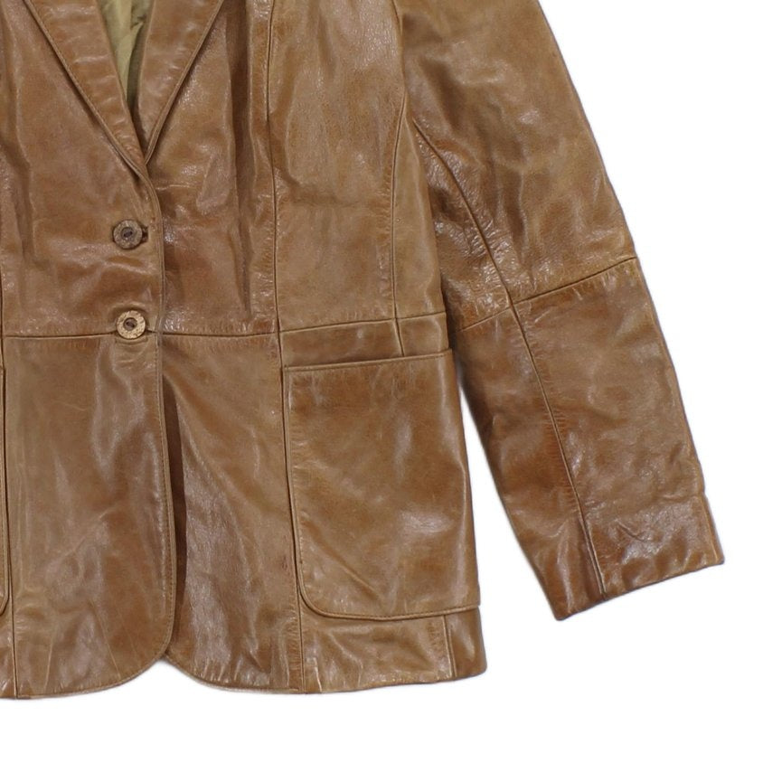 Womens Leather Blazer Uk Made