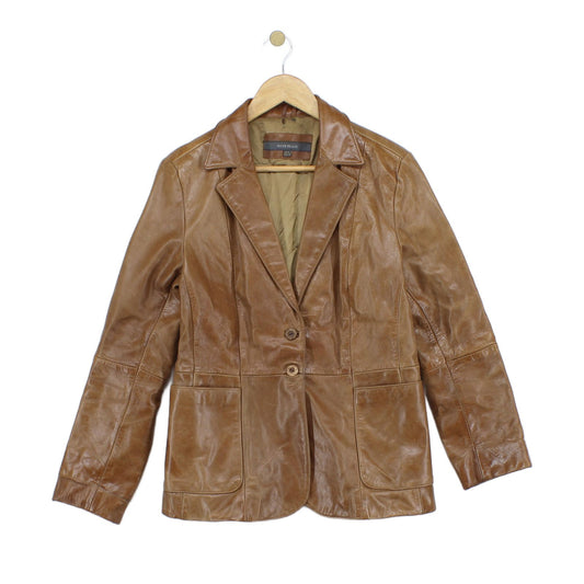 Womens Leather Blazer Uk Made